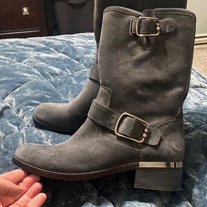 Vince Camuto Dark Gray Heeled Boots